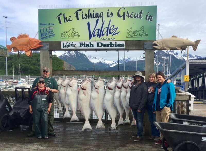 Valdez Fishing Halibut